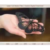 Sommerfugl 3D laserskåret vektor skabelon til øjeblikkelig download