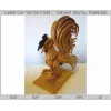 Hane 3D laserskåret vektorfil – Hane SVG DXF AI