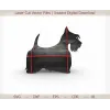 Skotsk terrier 3D laserskåret vektorskabelon (SVG, DXF, EPS)