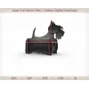 Skotsk terrier 3D laserskåret vektorskabelon (SVG, DXF, EPS)