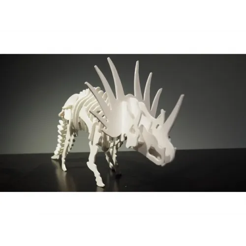 Styracosaurus 3D laserskåret vektor skabelon