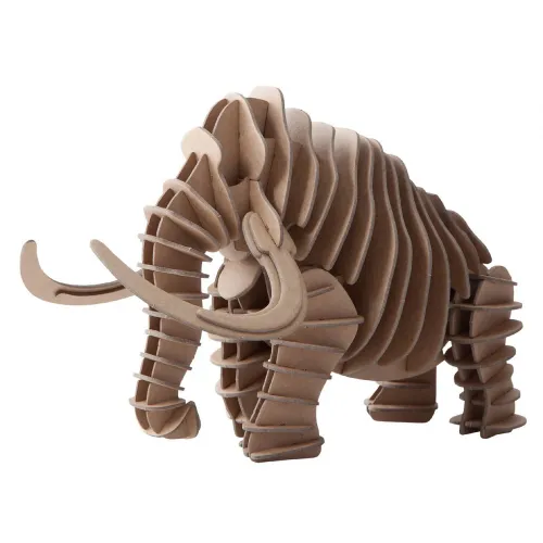  Mammoth 3D laserskåret vektor skabelon