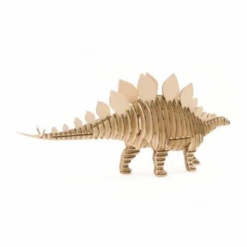  Stegosaurus 3D laserskåret vektor skabelon