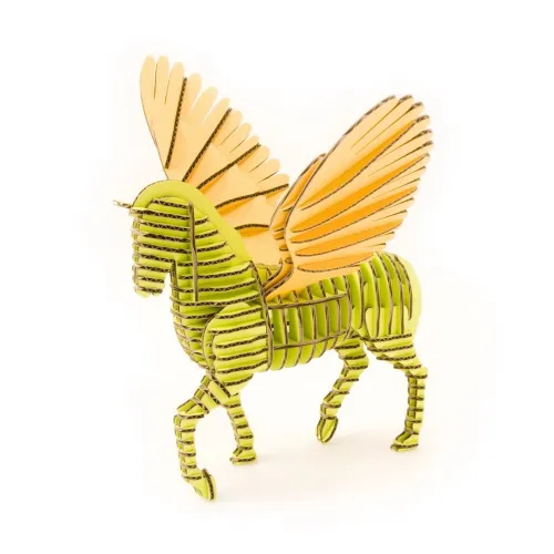  Pegasus 3D laserskåret vektor skabelon