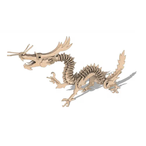 Kit vectorial de tăiere laser dragon 3D pentru descărcare instantanee