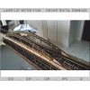  Szablon wektorowy łukowego mostu wycinanego laserowo