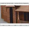  ملفات متجهة للقطع بالليزر لنموذج منزل معماري - SVG DXF EPS AI