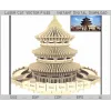  Mennyei Templom lézerrel vágott vektorfájl — 3D réteges modell (Peking)