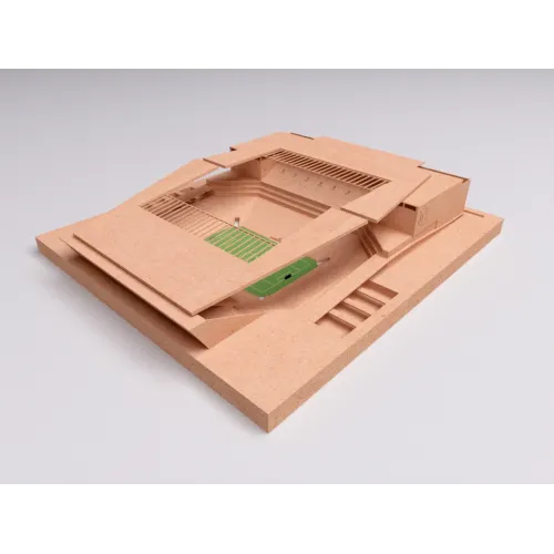  Modèle vectoriel de découpe laser du stade Corinthians