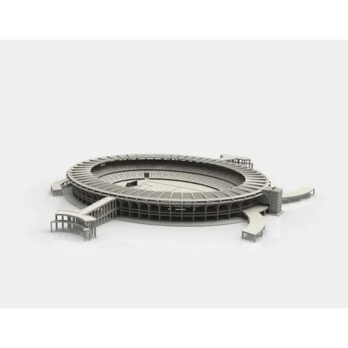  Plik wektorowy do cięcia laserowego stadionu Maracana dla modelu 3D