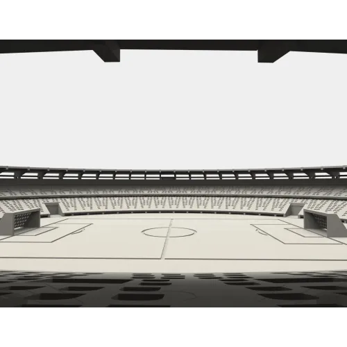  Plik wektorowy do cięcia laserowego stadionu Maracana dla modelu 3D