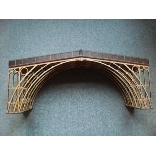  Șablon vectorial de tăiere cu laser a podului arcuit Ironbridge