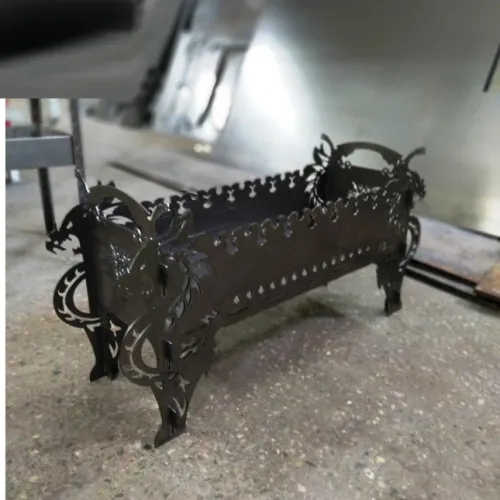  Dragon Brazier Laser Cut Vector — Grill the Dragons Skabelon