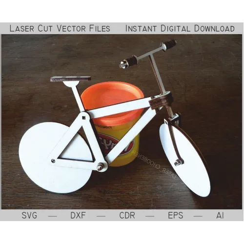  Penny Farthing Cykel Laserskåret Vektor Skabelon til CNC og Laser