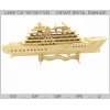 Krydstogtskib laserskåret vektorfil - lagdelt 3D-model
