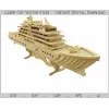  Krydstogtskib laserskåret vektorfil - lagdelt 3D-model