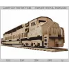  EMD 6925 Lokomotiv Laserskåret Vektorfil