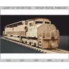  EMD 6925 Lokomotiv Laserskåret Vektorfil