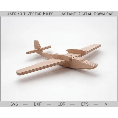  Dornier Do 26 Vandfly Laserskåret Vektorfil - Lagdelt 3D-model
