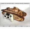  Tank B1 bis laserskåret vektor skabelon
