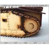  Tank B1 bis laserskåret vektor skabelon