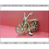  3D-cykel laserskåret vektorskabelon - download med det samme