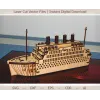  Titanic 3D laserskåret vektormodel – øjeblikkelig digital download