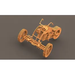 Chopper trehjulet cykel