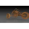  Chopper Trehjulet Cykel 3D Laserskåret Vektor Skabelon