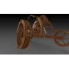  Chopper Trehjulet Cykel 3D Laserskåret Vektor Skabelon