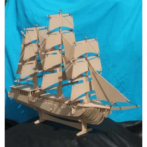  Clipper Ship Laserskæringsvektorskabelon