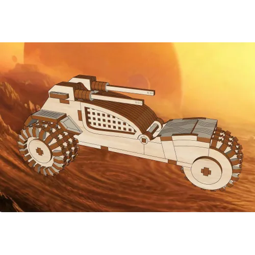  Dune 2 Raider Trehjulet cykel - Laserskåret vektorfil til trælegetøj