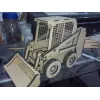  Mini Bobcat laserskåret fil — Minilæsser vektorskabelon