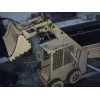  Mini Bobcat laserskåret fil — Minilæsser vektorskabelon