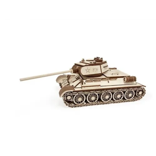  T-34 Tank Laserskåret Vektorskabelon — 3D-model til krydsfiner