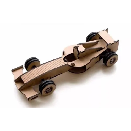  Laserskærefil til fleksibel krydsfiner-racerbil (SVG, DXF, AI)