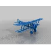  Hanriot Biplan Laserskæringsfil — Vektormodelbyggesæt (SVG, DXF, AI)