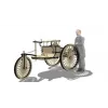  Karl Benz-vogn laserskåret vektorskabelon