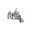  Karl Benz-vogn laserskåret vektorskabelon