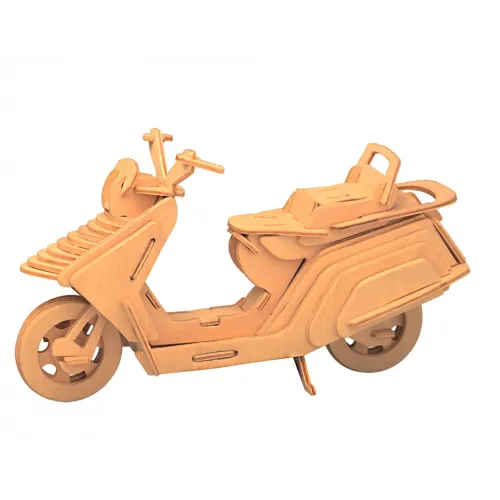  Scooter 3D laserskåret vektor skabelon