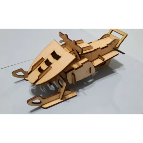  Snescooter laserskåret vektor skabelon til 3D-model