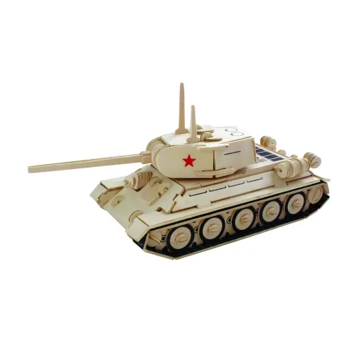  Laserskåret tankvektorskabelon til træ – SVG DXF AI-filer