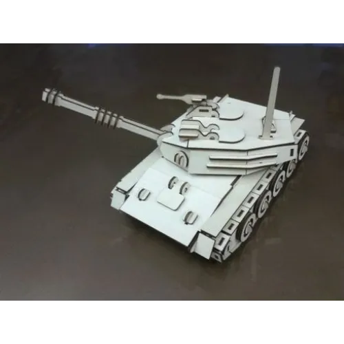  Tank 3D laserskåret vektor skabelon - SVG DXF PDF