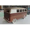  VW Campingvogn Laserskærefil – 3D Retro Bus Vektor Skabelon