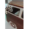  VW Campingvogn Laserskærefil – 3D Retro Bus Vektor Skabelon
