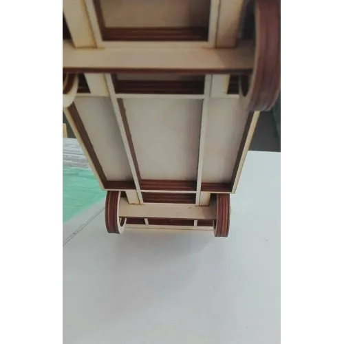  VW Campingvogn Laserskærefil – 3D Retro Bus Vektor Skabelon