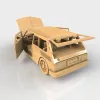  VW Familiale Station Wagon Laserskåret Vektor Skabelon