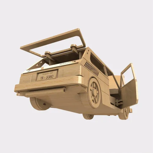  VW Familiale Station Wagon Laserskåret Vektor Skabelon
