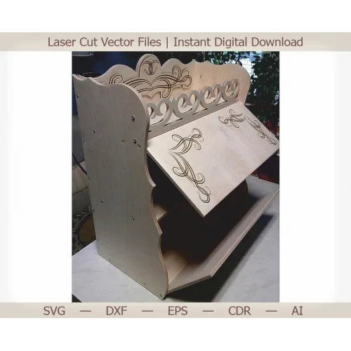  Brødkasse laserskåret vektor skabelon — Øjeblikkelig digital download