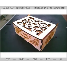 Casket with flowers